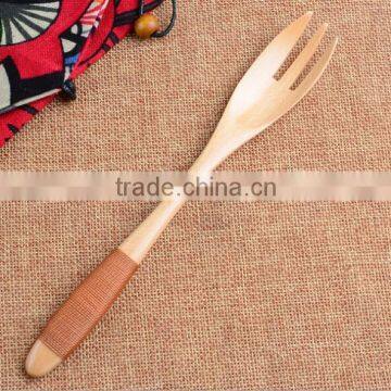 eco-friendly wholesale children fruit wooden fork