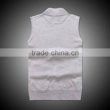 Men 's Knit Vest Latest Design Fall /winter Vest Sweater photo-2
