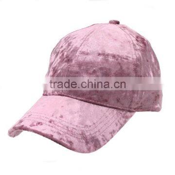 Blank Fake Velvet Baseball Cap Custom Hats And Caps photo-3