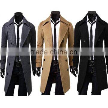 OEM/ODM Manufaturer Fashionable Winter Men's Wool Coat