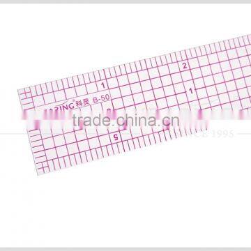 Good Sell Sandwich Line Printing Straight Flexible Garment Quiting Ruler for Quilting Clothes Pattern Making 1"*6" #B-50 photo-3