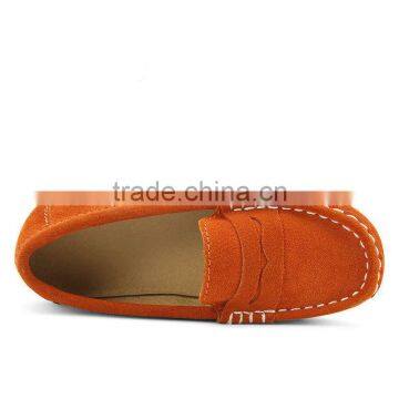 Fashion Boys Casual Shoes Moccasin-gommino, Slip-on Genuine Leather Casual Kid Shoe Loafers Stylish Made in China Factory photo-5