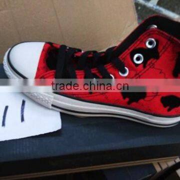 China excess inventory canvas bulk wholesale shoes for women