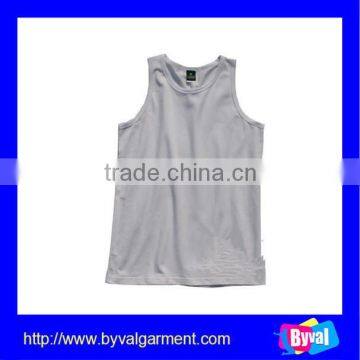 wholesale promotional gray blank plian tank top best quality antin-pilling vest for men