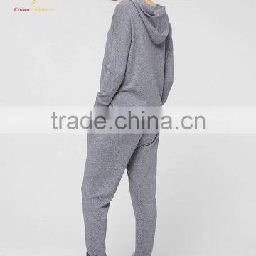 Casual Knitted 100% Pure Cashmere Pants photo-4