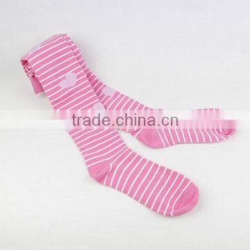 Pink Socks Long Tights Girl Strip Pink Socks photo-4