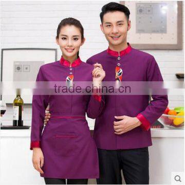 Custom Luxury Men Hotel Receptionist Uniform Designs Hotel Uniform Wholesale photo-3