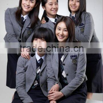 Juqian Grey classical school pe uniforms korean school uniform