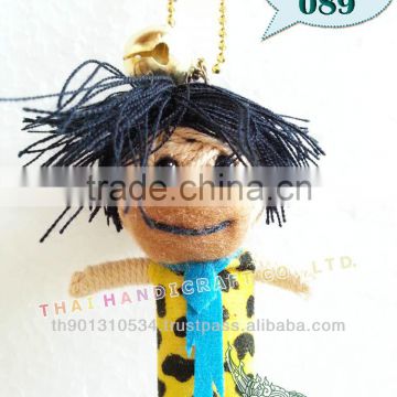 Handmade Keychains Keyrings Voodoo Doll String Accessories bag Gifts