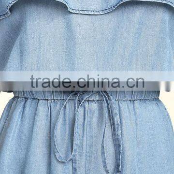 Guangzhou Supplier Fashion Romper Women Summer Sexy Denim Jumpsuits Women 2017 photo-6