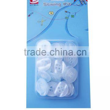 button wholesale sale four hole DIY plastic button 20mm