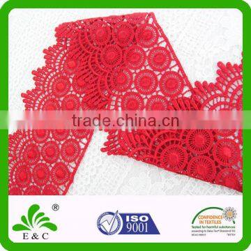 Fabrics Supplier High Quality Beautiful Lace Embroidery Design Dress Fabric Textile photo-2