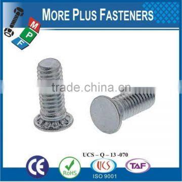 Made in Taiwan Stainless Steel Flush Head Non Flush Head Self Clinching Metric Threaded Stud photo-3