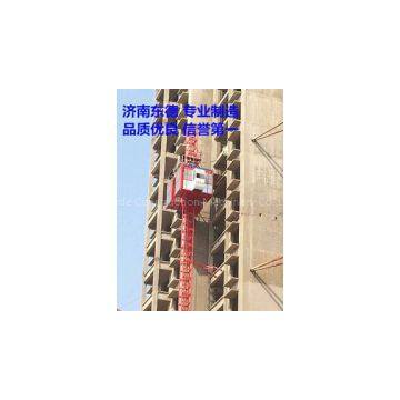 double cage people and goods transportation SC200/200 builder's elevator