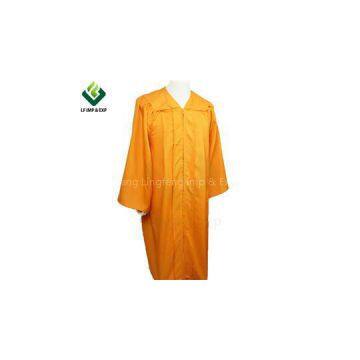 Wholesale Graduation Gowns Matt Orange