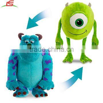 Large Sulley and Mike Wazowski Reversible Plush Toys