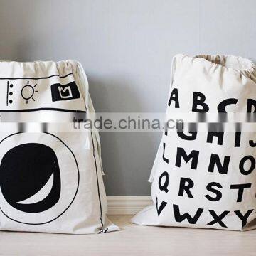 Cute Baby Toys Storage Canvas Bags Batman Bear Pattern Laundry Blanket Storage Bag Cute Wall Pocket Organizer photo-2
