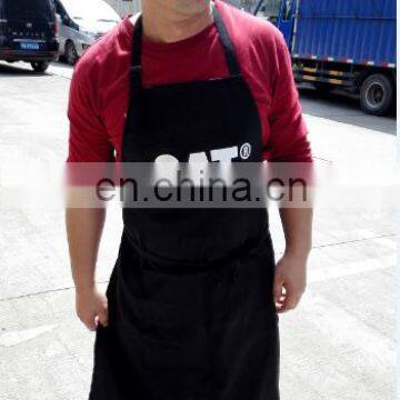 promotion high quality cotton printing kitchen apron/ cooking apron /adult bib apron