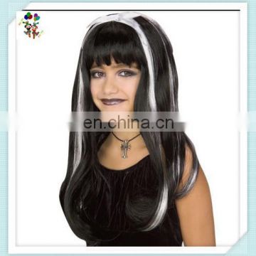 Vampire Dress Up Goth Doll Halloween Party Kids Synthetic Wigs HPC-0077