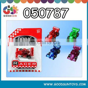 Mini promotional pull back racing car