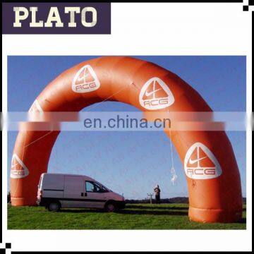 High orange inflatable arch for advertising/cheap inflatable circle arch for sale