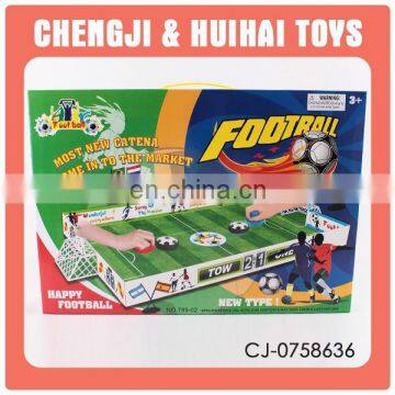 Popular plastic kids table suspending impact football game machine toy