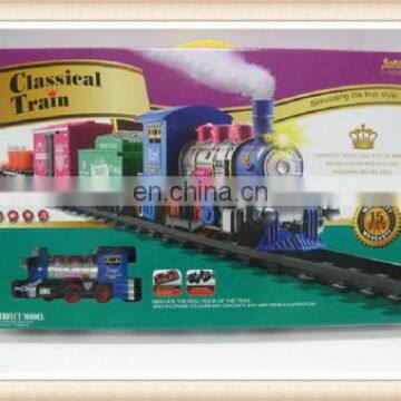 Hot sale kids railway toy, plastic train toy