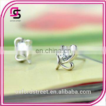 Women's Fashion Heart-shaped Water Language is Anti-allergic Earrings photo-6