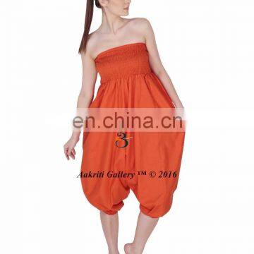 Jumpsuit Indian cotton Plain Color Ladies Sleeveless Trendy Jumpsuit,Designer Jumpsuit,Casual wear Jumpsuit