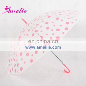 A0468 Cheap price pink clear umbrella