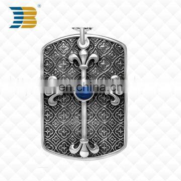 New hot selling enamel fashion custom metal jewelry dog tags with chain