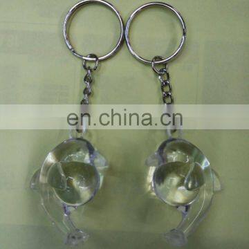 Solid Colors Animal Shape Acrylic Dolphin Keychain photo-6