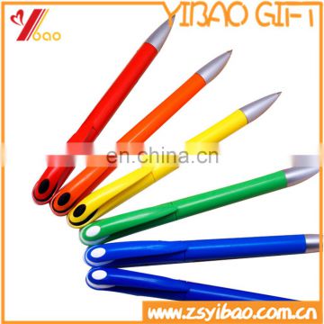 2016 Promotion plastic ball pens with printing custom logo for office&school&promotion use