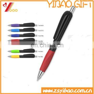 Custom logo plastic ballpoint pen with full color printing for promotional