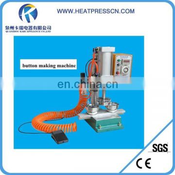 High quality full auto Pneumatic badge making machine