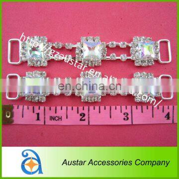 Fashion square chain strass bikini connector,chain bikini connector