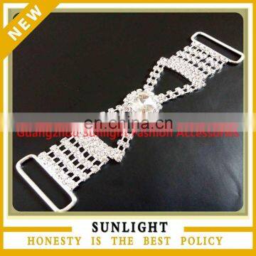 Top quality manufacturer rhinestone bikini connector