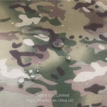 Nylon Cordura Fabric Multicam Camouflage Printed Waterproof Pu Coating