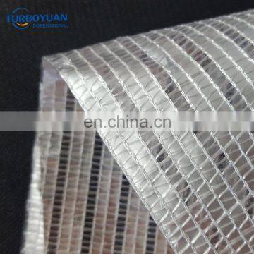 outdoor silver color aluminum shade mesh cloth / greenhouse reflective shade covers made in China