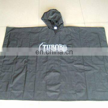 Polyester by PVC/PU poncho Promotional Nylon Poncho