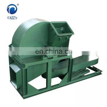 Automatic wood crusher Wood branch crushing machine with conveyor Straw leaf crusher machine