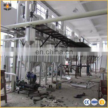 5 ton per day soybean peanut oil refining line oil processing line