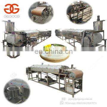 New Type Electric Steamed Cold Fenpi Rice Noodle Flour Sheet Making Machine On Sale