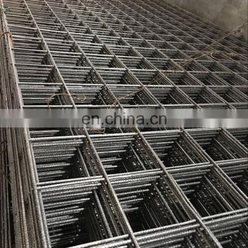 bar-mat reinforcement mats on a building site rebar steel concrete slab mesh