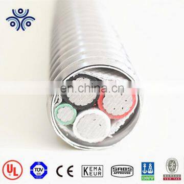 UL Certificated PVC Insulation PVC Inner Sheath Aluminum Alloy Chain Armoring MC Cable photo-3