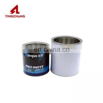 Factory Wholesale Round Tinplate Paint Bucket Box Tin photo-2