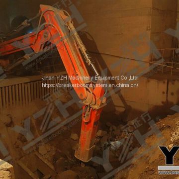 Stationary Hydraulic Breaker Booms System