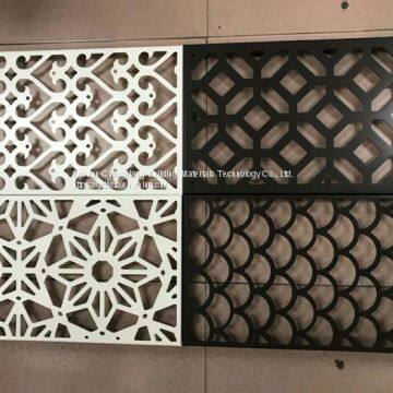 Carvings Aluminium Veneer Surface Treatment Fluorine For Restaurant / Lobby