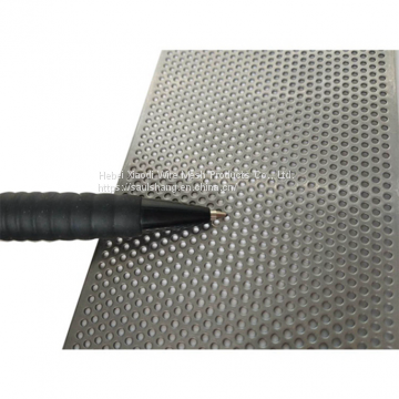 Round hole Micro Hole stainless steel mesh sus304 0.75mm  hole diameter perforated mesh screen filter