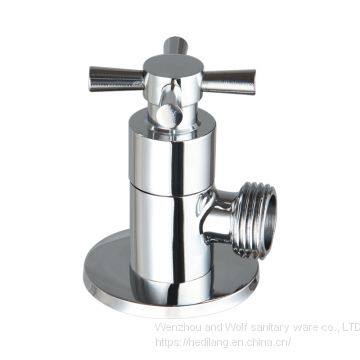 Triangle valve all copper thickened water diversion valve water stop valve tee